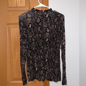 Snake Skin Long Sleeve